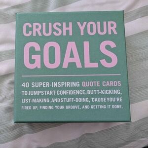 Crush Your Goals Quote Cards